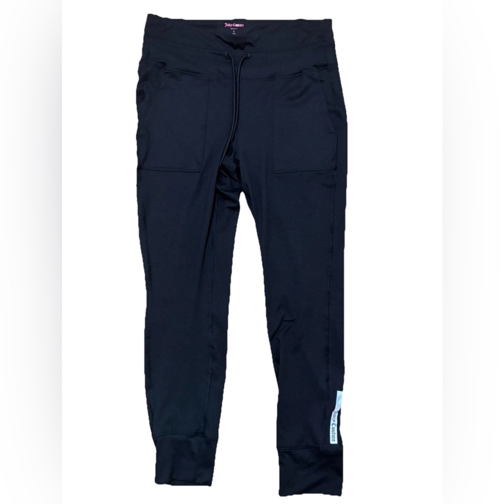 Juicy Couture Sport Jogger Pants size L leggings sweatpants black